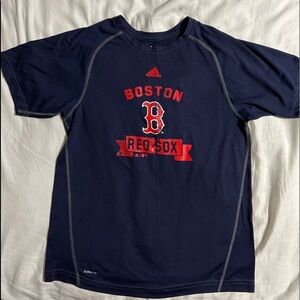 Mens Adidas Boston Red Sox Climalite T Shirt M